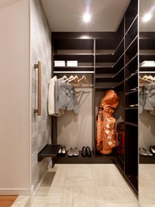 シーンに合わせた多彩な収納
